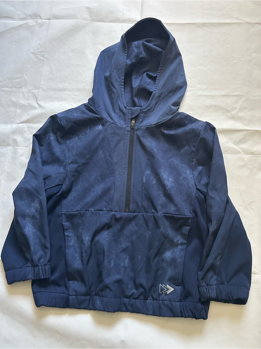 Carter's Navy Hooded Half-Zip Pullover Sweatshirt.Size 5/5A